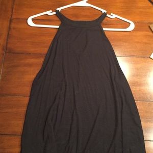 Black flowy sleeveless top